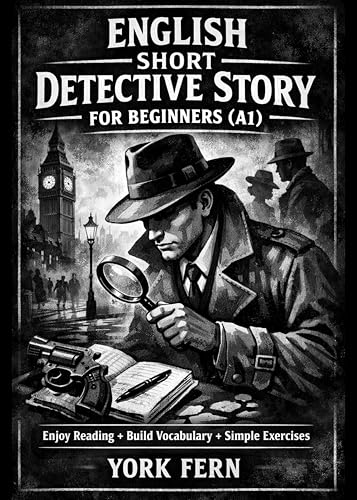 English Short Detective Story for Beginners (A1): Enjoy Reading + Build Vocabulary + Simple Exercises (Short Detective Stories for English Learners) (English Edition)