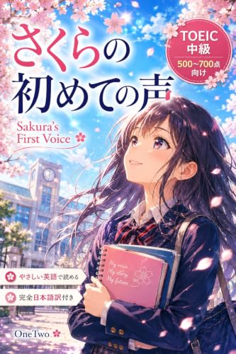さくらの初めての声 ― 英語が怖かった私が、世界で話せるようになるまで。: TOEIC中級で読める英語ライトノベル｜英語を話せなかった少女の成長と挑戦｜やさしい英語・完全日本語訳付き 英語ライトノベルシリーズ