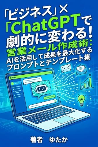 ビジネス」×「ChatGPTで劇的に変わる!営業メール作成術: AIを活用して成果を最大化するプロンプトとテンプレート集