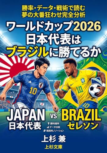 ワールドカップ2026 日本代表はブラジルに勝てるか: 勝率・データ・戦術で読む 夢の大番狂わせ完全分析 (上杉文庫)
