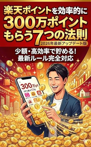 楽天ポイントを効率的に300万ポイントもらう7つの法則（2026年最新アップデート版）: 「改悪された」ルールでもしっかり貯まる