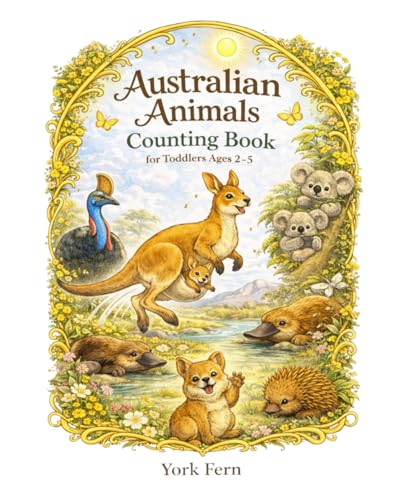 Australian Animals Counting Book: for Toddlers Ages 2–5