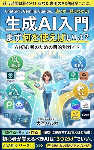 生成AI入門 まず何を使えばいい?: AI初心者のための目的別ガイド 【AI初心者】【AI入門】【AI選び方】【生成AI】【AI使い分け】 AI活用シリーズ
