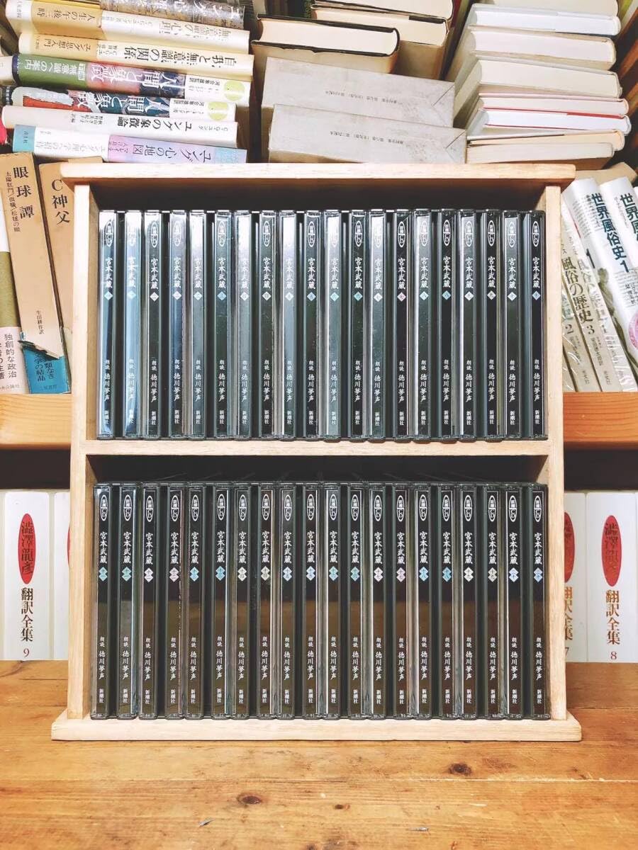 23.8万!! 朗読全集 宮本武蔵 CD77枚揃 吉川英治 検:大佛次郎 歴史小説 岡本綺堂 司馬遼太郎 池波正太郎 江戸川乱歩 浅田次郎 吉村昭