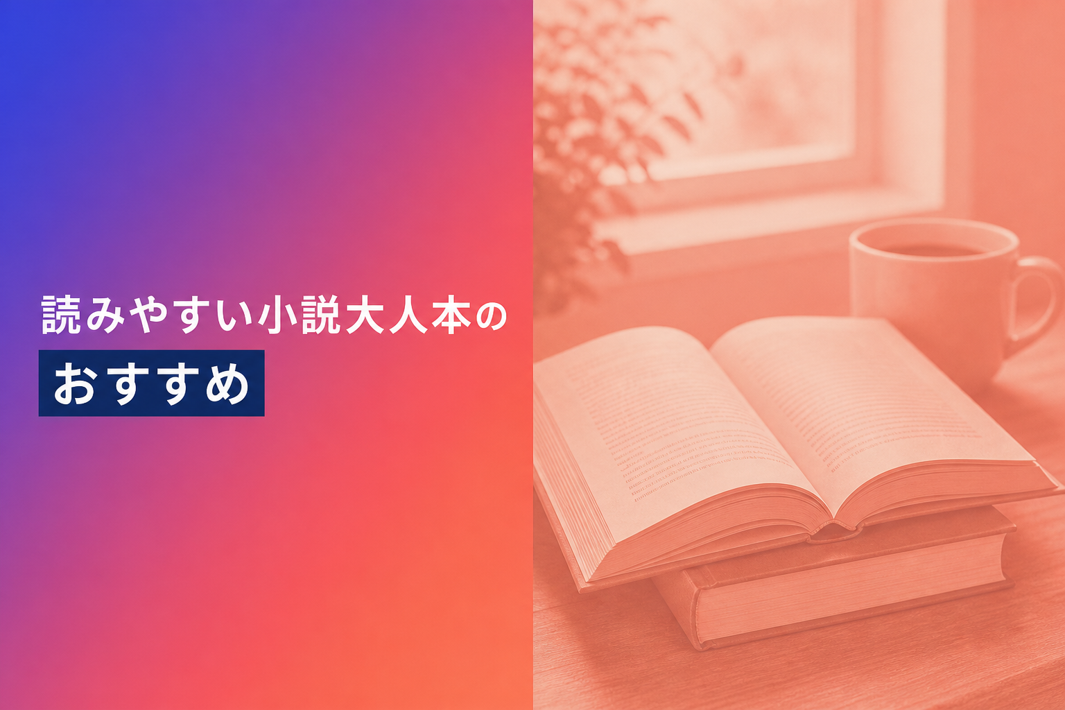 読みやすい小説大人本のおすすめ人気ランキング25選【2026年版】