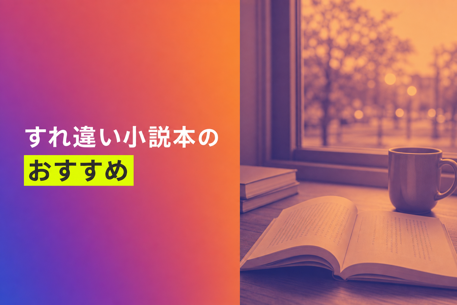 すれ違い小説本のおすすめ人気ランキング17選【2026年版】