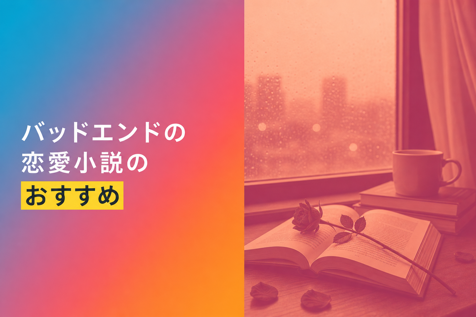バッドエンドの恋愛小説のおすすめ人気ランキング13選【2026年版】