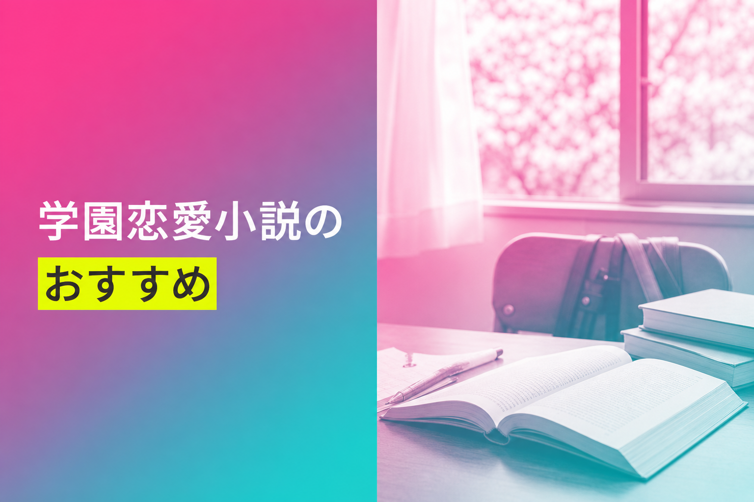 学園恋愛小説のおすすめ人気ランキング25選【2026年版】