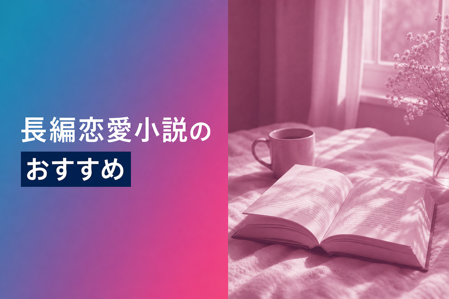 長編恋愛小説のおすすめ人気ランキング25選【2026年版】