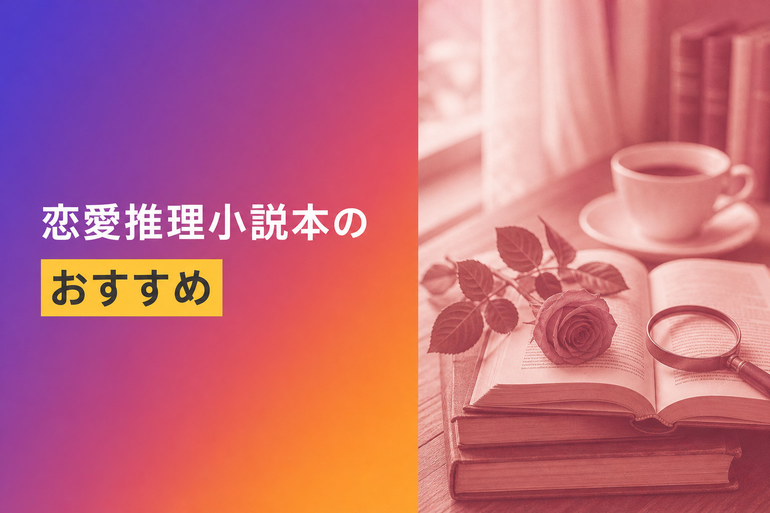 恋愛推理小説本のおすすめ人気ランキング21選【2026年版】