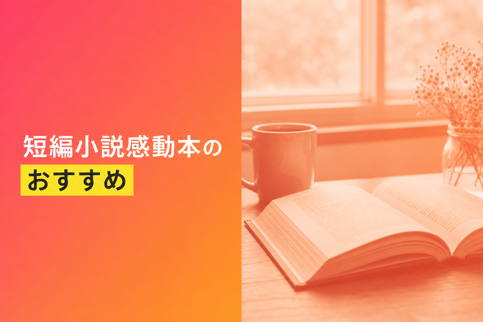 短編小説感動本のおすすめ人気ランキング25選【2026年版】