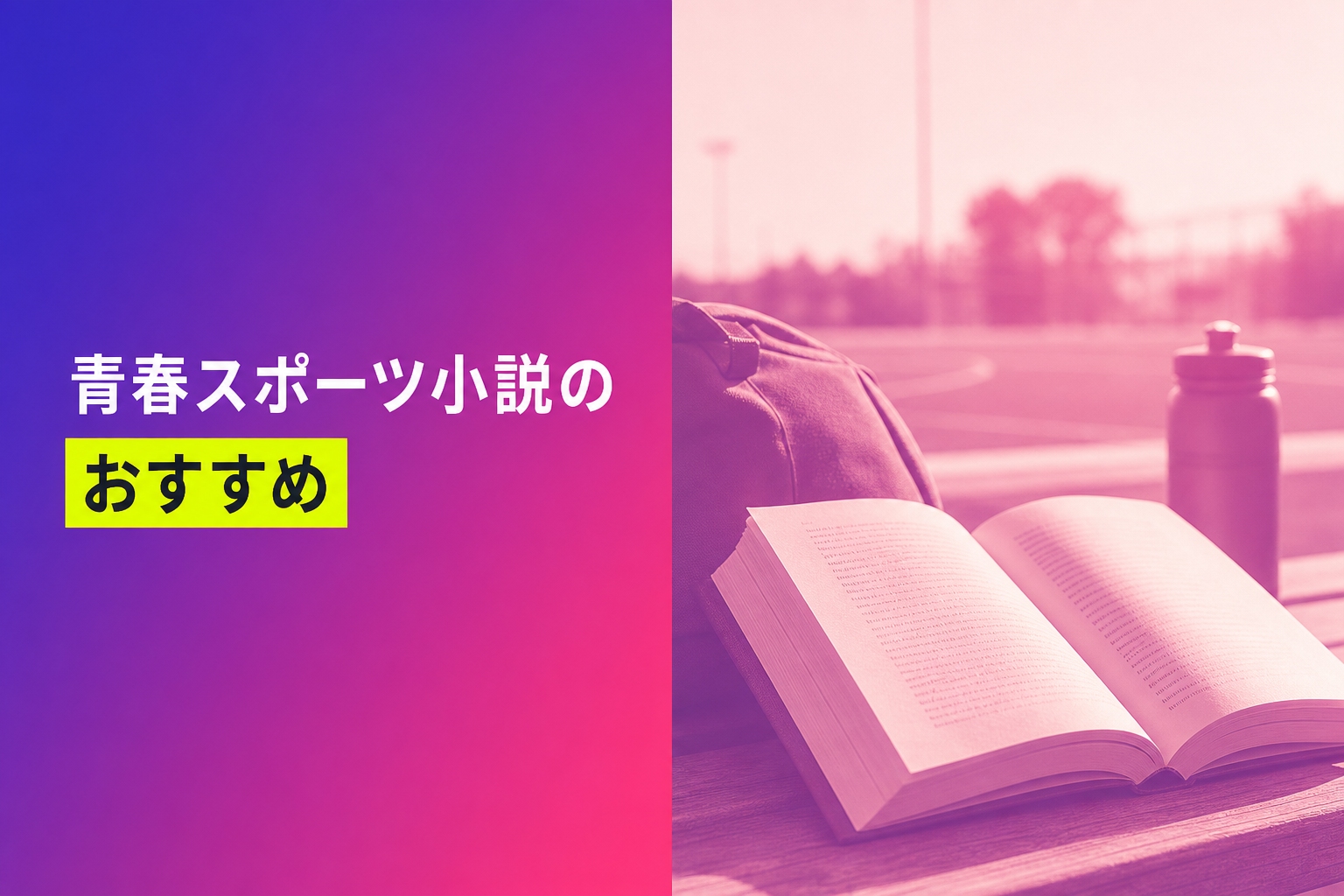 青春スポーツ小説のおすすめ人気ランキング25選【2026年版】