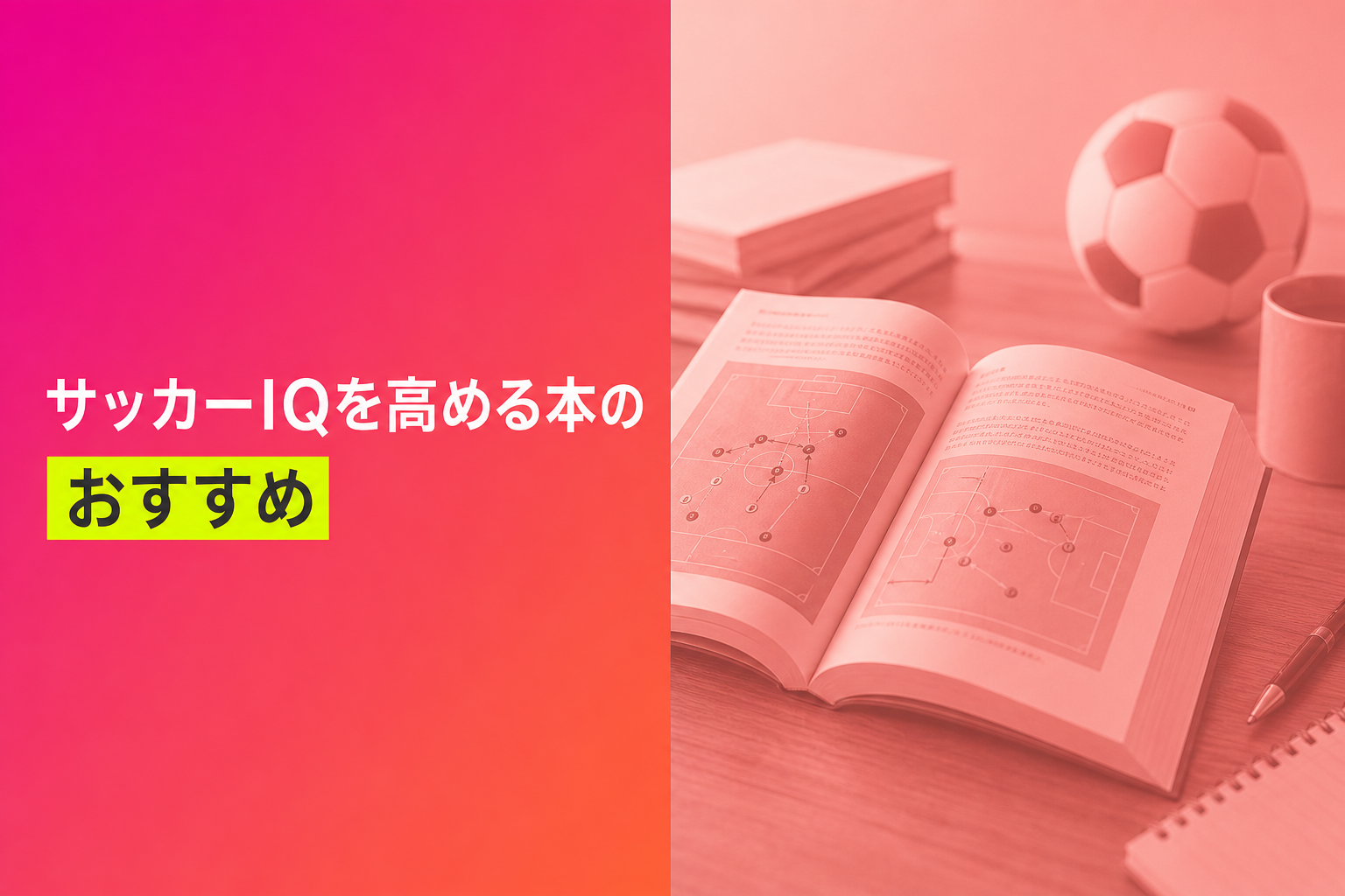 サッカーIQを高める本のおすすめ人気ランキング25選【2026年版】