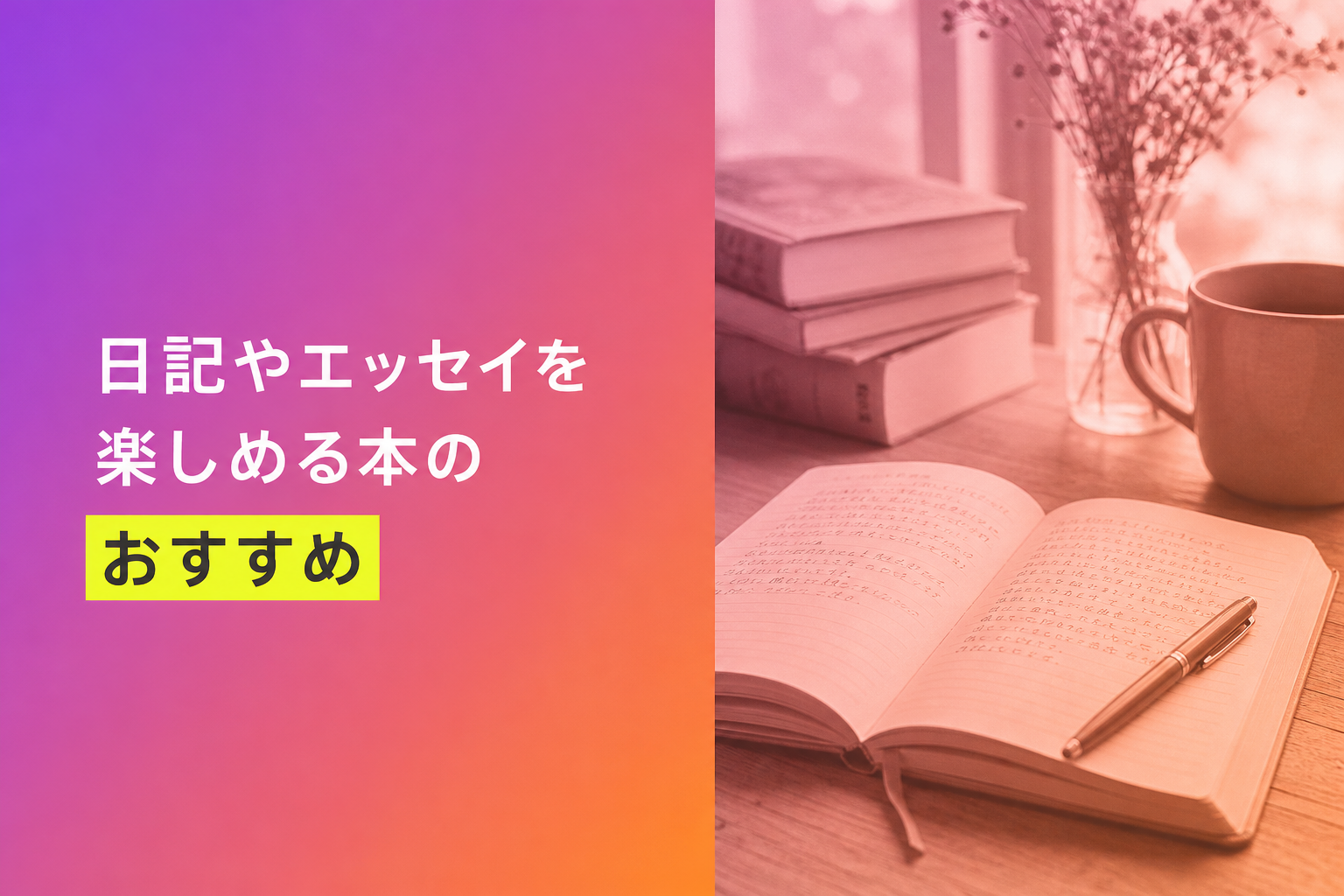日記やエッセイを楽しめる本のおすすめ人気ランキング25選【2026年版】