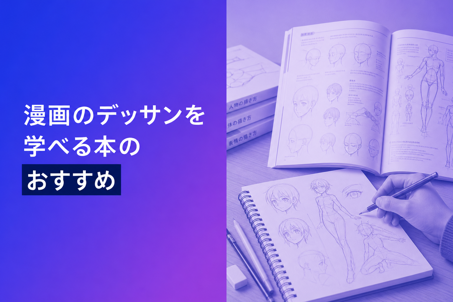 漫画のデッサンを学べる本のおすすめ人気ランキング25選【2026年版】