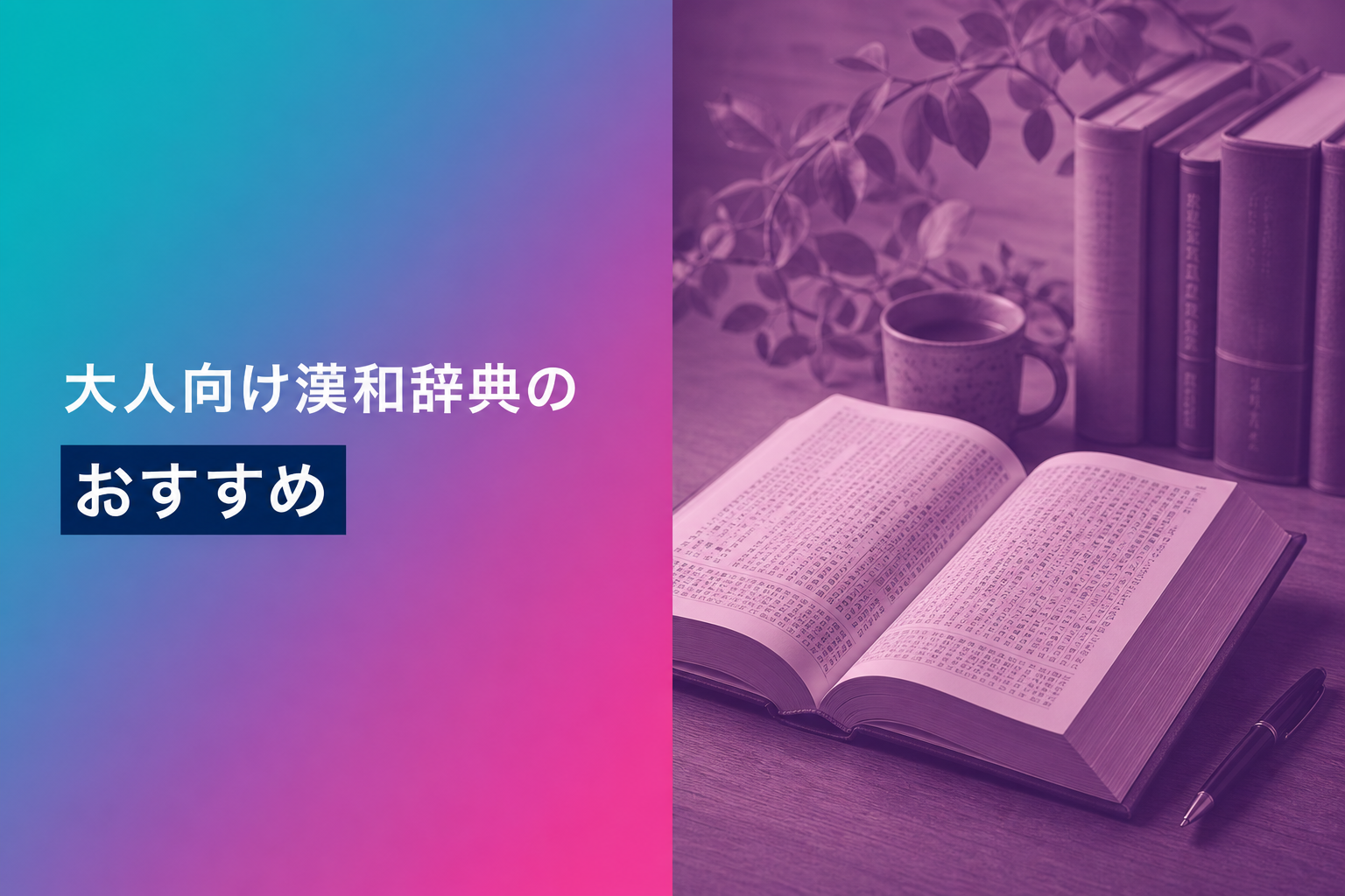 大人向け漢和辞典のおすすめ人気ランキング25選【2026年版】
